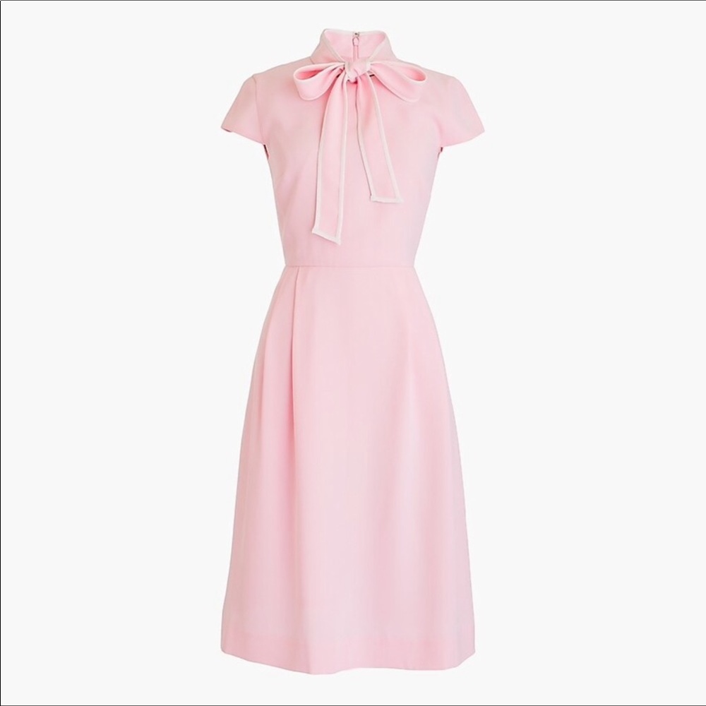 J Crew 365 crepe tie neck dress NWT